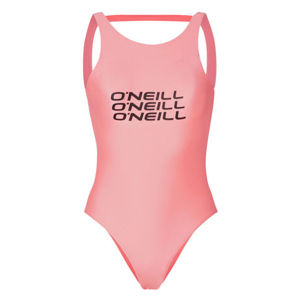 O'Neill PW NOOS LOGO BATHINGSUIT Dámské jednodílné plavky, lososová, velikost 42