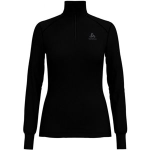 Odlo SUW WOMEN'S TOP L/S 1/2 ZIP TURTLE NECK ACTIVE WARM černá XS - Dámské tričko