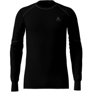 Odlo BL TOP CREW NECK L/S ACTIVE X-WARM černá L - Pánské tričko