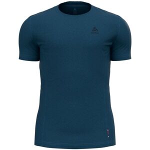 Odlo SUW MEN'S TOP CREW NECK S/S NATURAL+ LIGHT Pánské tričko, tmavě modrá, velikost S