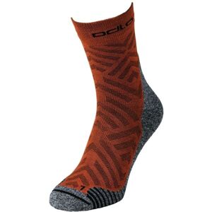 Odlo ACTIVEWARM HIKE GRAPHIC SOCKS Turistické ponožky, červená, velikost 39-41