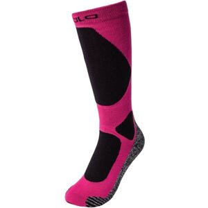 Odlo SOCKS OVER CALF ACTIVE WARMELEMENT Lyžařské ponožky, červená, velikost 36-38