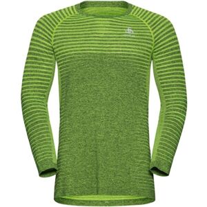 Odlo ESSENTIAL SEAMLESS LS Pánské tričko s dlouhým rukávem, zelená, velikost XXL