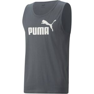 Puma ESS TANK Pánský nátělník, tmavě šedá, veľkosť M