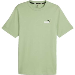 Puma ESSENTIALS+ TEE Pánské tričko, světle zelená, velikost