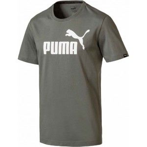 Puma ESS NO.1 TEE zelená S - Pánské triko