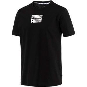Puma REBEL UP BASIC TEE černá XL - Pánské triko