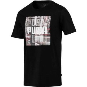 Puma PHOTO STREET TEE černá XL - Pánské triko