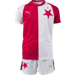 Puma SK SLAVIA REPLIC KIDS bílá 128 - Dětský fotbalový dres