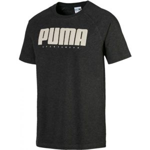 Puma ATHLETICS TEE šedá M - Pánské triko