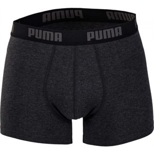 Puma BASIC BOXER 2P Pánské boxerky, černá, velikost XL