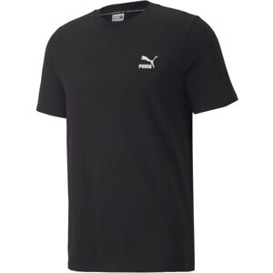 Puma CLASSICS SMALL LOGO TEE Pánské triko, černá, veľkosť 3XL