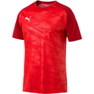 Puma CUP TRAINING JERSEY COR červená S - Pánské sportovní triko