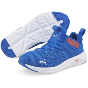 Puma ENZO 2 WEAVE JR Chlapecké volnočasové boty, modrá, veľkosť 35.5