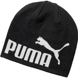 Puma ESS BIG CAT NO 1. LOGO BEANIE černá UNI - Stylová zimní čepice