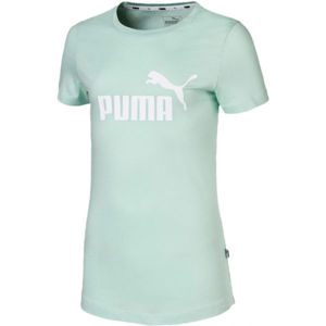 Puma ESS LOGO TEE G světle zelená 140 - Dívčí sportovní triko