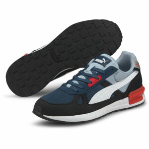 Puma GRAVITON PRO Pánské volnočasové boty, Tmavě modrá,Černá,Bílá,Červená, velikost 9