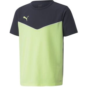 Puma INDIVIDUALRISE JERSEY JR Chlapecké fotbalové triko, světle zelená, velikost 152