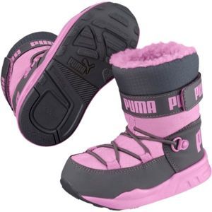 Puma KIDS TRINOMIC BOOT PS růžová 13.5 - Dětská zimní obuv