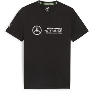 Puma MERCEDES-AMG PETRONAS F1 ESSENTIALS LOGO TEE Pánské triko, šedá, velikost