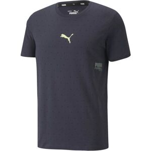 Puma FUßALL STREET TEE Fotbalové triko, tmavě modrá, velikost XS