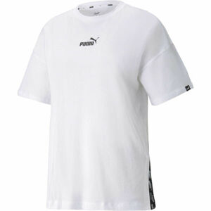 Puma POWER LONGATED TEE Dámské triko, bílá, velikost XL