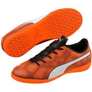 Puma RAPIDO IT JR oranžová 3 - Dětská sálová obuv
