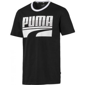 Puma REBEL BOLD TEE černá XL - Pánské triko