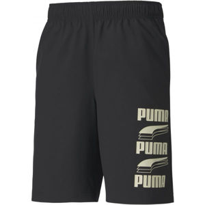 Puma REBEL WOVEN SHORTS 9 černá XXL - Pánské šortky