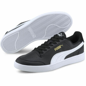 Puma SHUFFLE Pánské volnočasové boty, Černá,Bílá, velikost 7.5