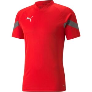 Puma TEAMFINAL TRAINING JERSEY TEE Pánské sportovní triko, červená, veľkosť XXL