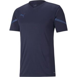 Puma TEAMFLASH JERSEY Pánské sportovní triko, tmavě modrá, velikost M