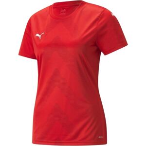 Puma TEAMGLORY JERSEY Dámské fotbalové triko, červená, velikost XS