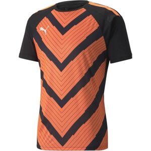 Puma TEAMLIGA GRAPHIC JERSEY Pánské fotbalové triko, černá, velikost XXL