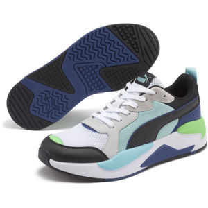 Puma X-RAY Pánské volnočasové boty, Černá,Tmavě modrá,Světle modrá,Bílá, velikost 9.5