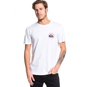 Quiksilver WITHOUT PARALLEL SS bílá XL - Pánské tričko