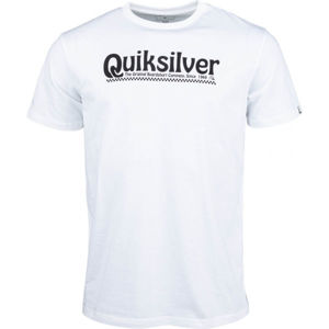 Quiksilver NEW SLANG SS Pánské tričko, Bílá,Černá, velikost