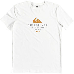 Quiksilver FIRST FIRE SS Bílá M - Pánské triko