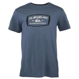 Quiksilver QS MIND BARREL SS Pánské tričko, modrá, veľkosť XL