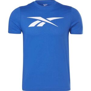 Reebok GS VECTOR TEE Pánské triko, modrá, velikost XXXL