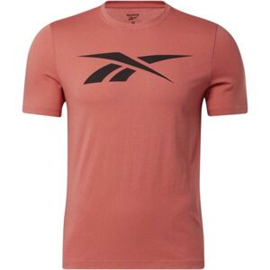 Reebok GS VECTOR TEE Pánské triko, oranžová, veľkosť L