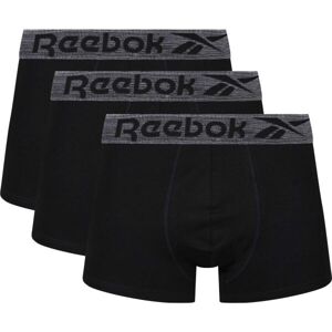 Reebok TRUNK MAIR 3pk Pánské boxerky, černá, veľkosť S