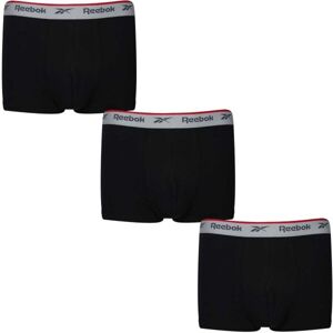 Reebok TRUNK OVETT 3pk Pánské boxerky, černá, veľkosť XL