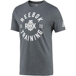 Reebok PRICE ENTRY TEE 1 šedá XL - Pánské tričko