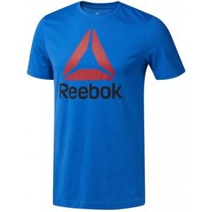 Reebok QQR-REEBOK STACKED - Pánské sportovní tričko