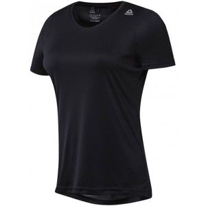 Reebok RE SS TEE W černá S - Dámské sportovní tričko