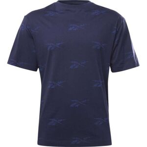 Reebok RI AOP T Pánské triko, tmavě modrá, velikost XL