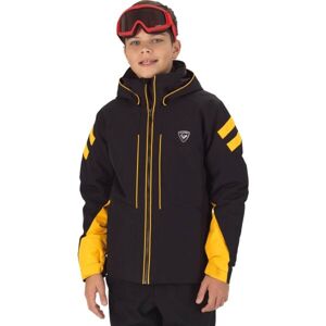 Rossignol SKI JKT Chlapecká lyžařská bunda, černá, veľkosť 12