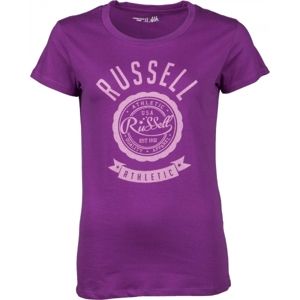 Russell Athletic S/S CREW NECK  TEE WITH LARGE PRINT - Dámské tričko