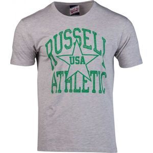 Russell Athletic STAR USA šedá XL - Pánské tričko